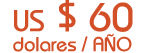US $ 60/año