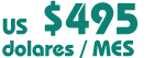 US $ 495/ dólares al año 